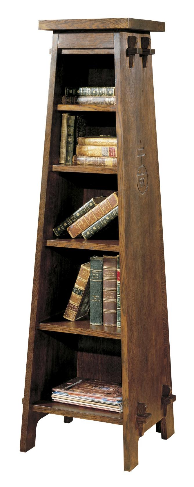 Stickley Oak Mission Classics 89 080 Roycroft Tiered Shelf